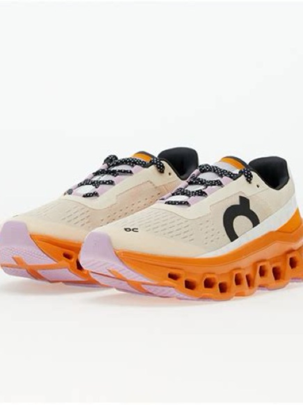On Running Women's 11M - Cloudmonster Lace Up Running Sneaker in Turmeric/Fawn